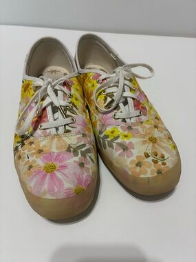 Keds + Rifle Paper Company Floral Canvas Lace-Up Sneakers